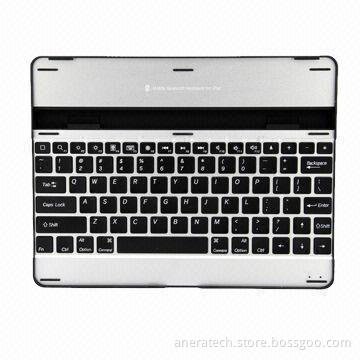 Bluetooth 3.0 Aluminum Keyboard for iPad 2/3/4, PC and More